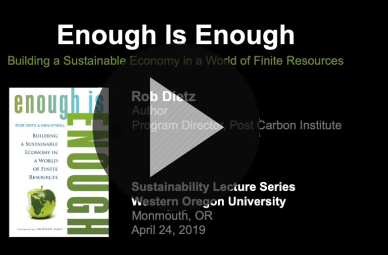 Enough is enough talk