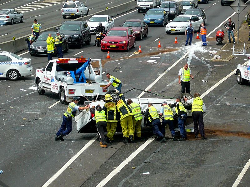 File:Multi vehicle accident - M4 Motorway, Sydney, NSW (8076153566).jpg