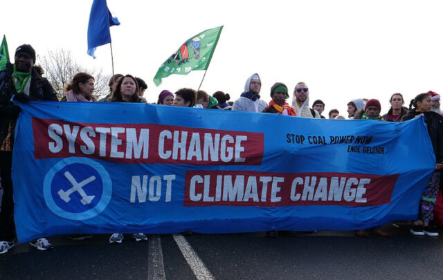 climate change protest