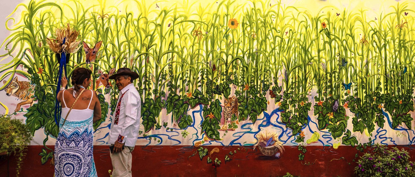 Mural by Rose Marial Garcia, journal of wild culture ©2020